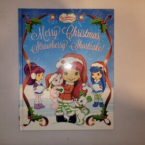 Merry Christmas Strawberry Shortcake! Book Hardcover * Oversized * Illustrated